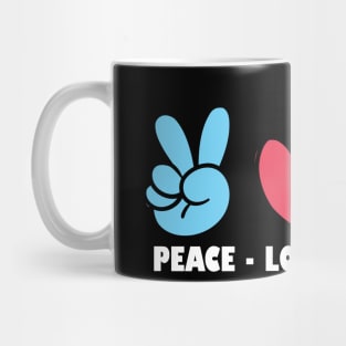 Peace - Love - Bagpipe - Bagpiper Mug